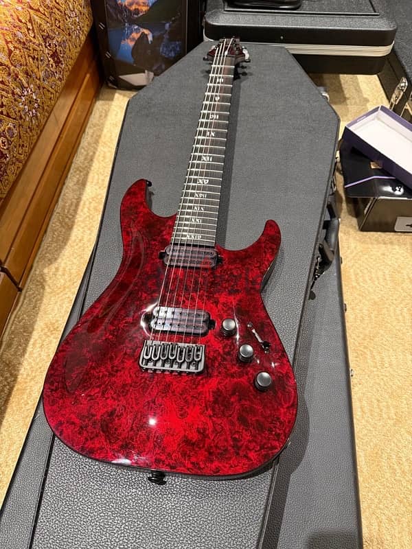 2023 Schecter C7 Apocalypse Red Reign BRAND NEW 3