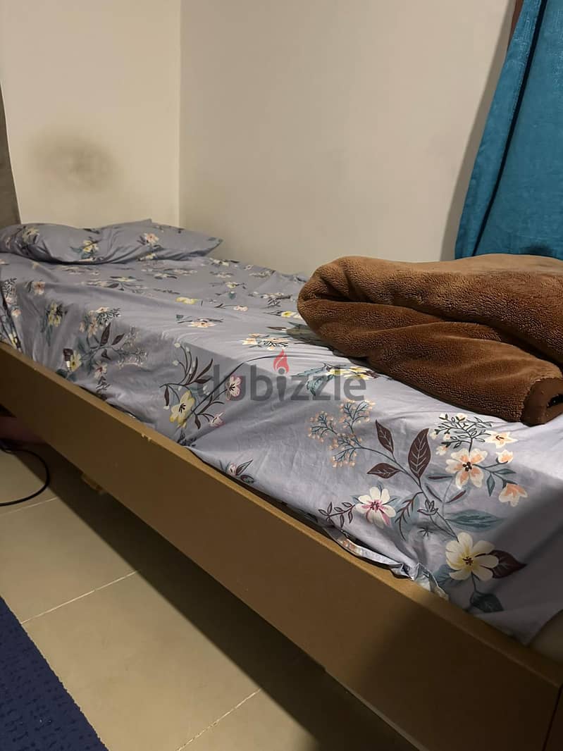 Single cot + Mattress for sale 0