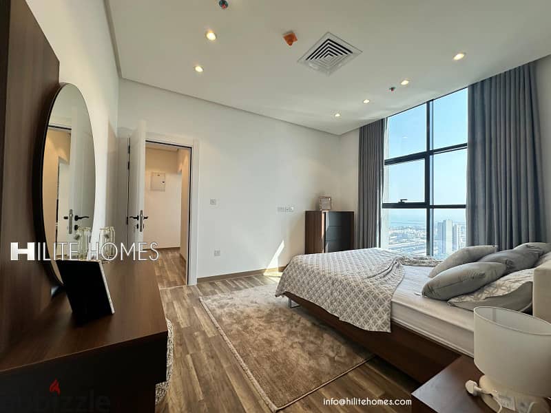 Brand new Two bedroom fully furnished apartment for rent in Sabah Al 9