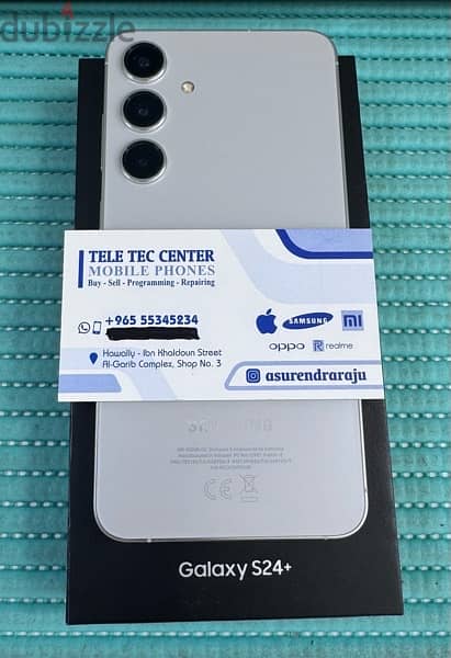 Samsung Galaxy S24 Plus 5G 256 GB Marble Grey Used! 1