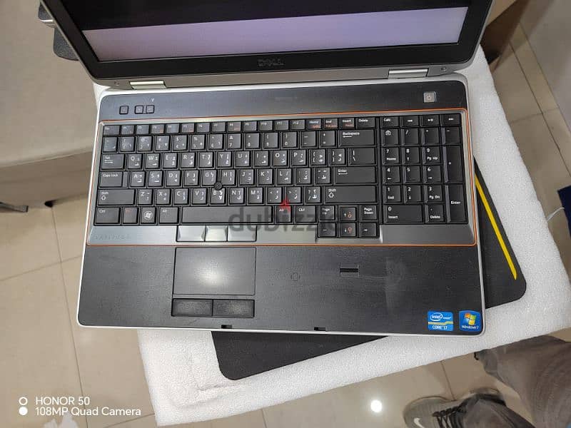 dell latitude E6520 core i7 Ram 8 Hard 256 ssd Nvidia Gt 2g ديل لتيود 7