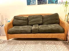 3 set Bamboo Sofa  for sale 0