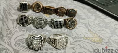 Rings Stone Style 0.500 KD and Turkish 1.000 KD (New) size 19 and 20 0