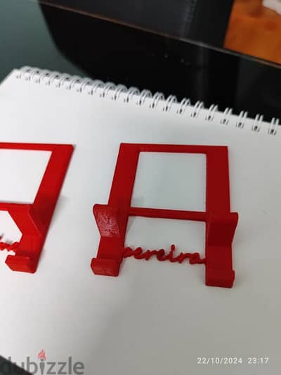 3d printed phone stand with name