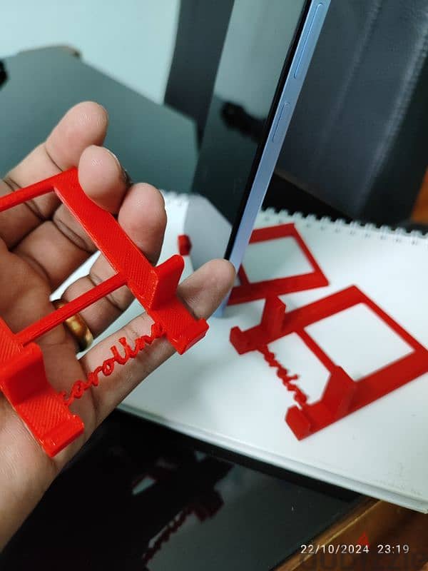 3d printed phone stand with name 3