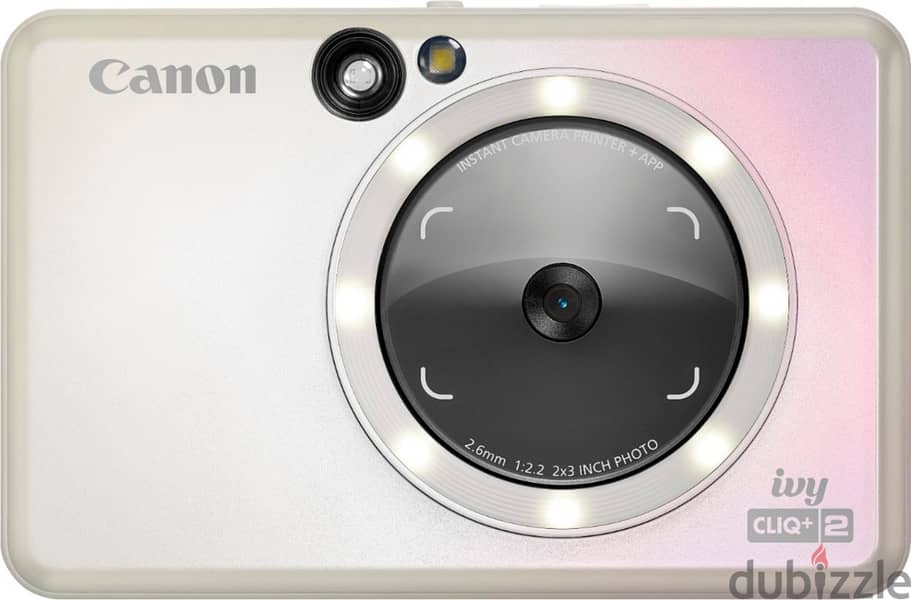 Canon - Ivy CLIQ+2 Instant Film Camera - Iridescent White 0