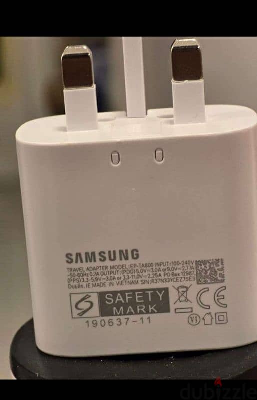 Samsung 25 Watt Charger Cable 1