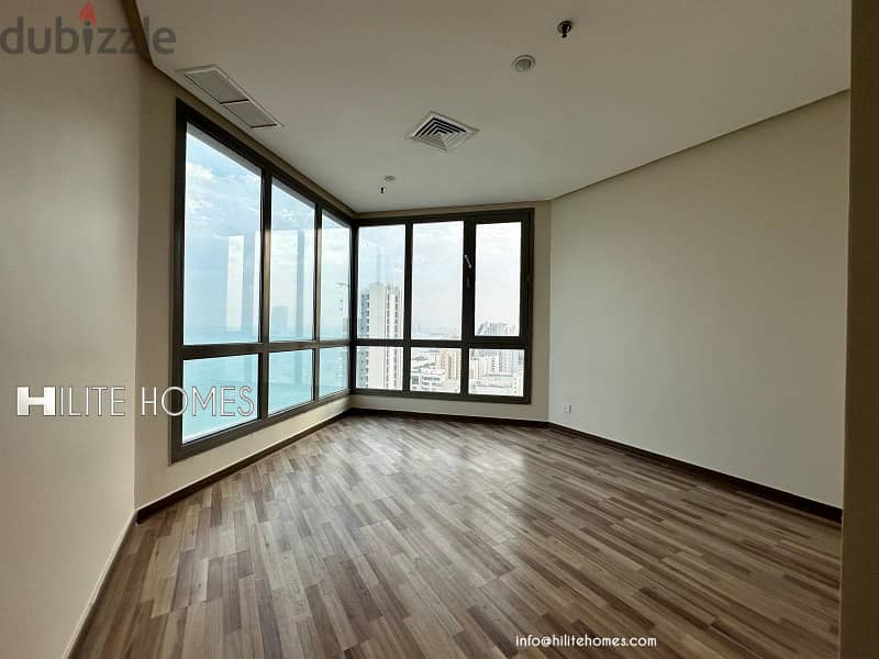 Sea view three bedroom apartment now available for rent in Salmiya 1