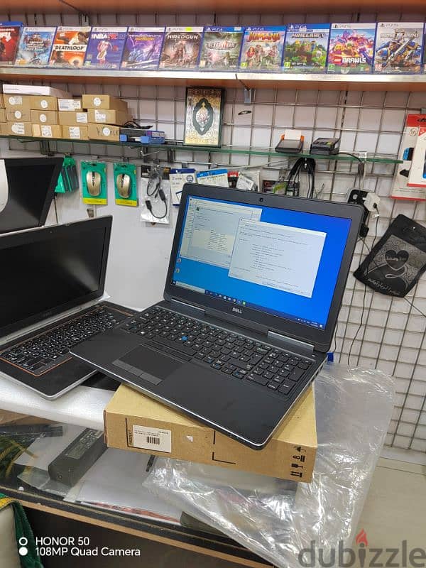 dell precision core i7 HQ 7 generation Ram 32 ddr4 2 Hard ssd ديل زيرو 1