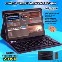 Cidea 10Inch” Smart Tablet CM8500 Plus 8GB | 512GB 0