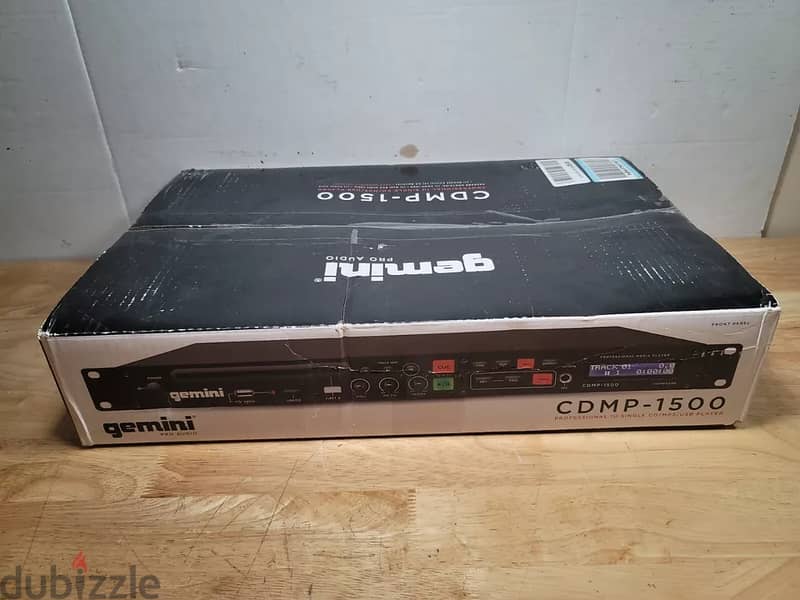 GEMINI - CDMP-1500 - 1U Single CD/MP3/USB Player 3