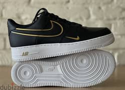 Nike Air Force 1 '07 LV8 Metallic Swoosh Pack Black Gold 0