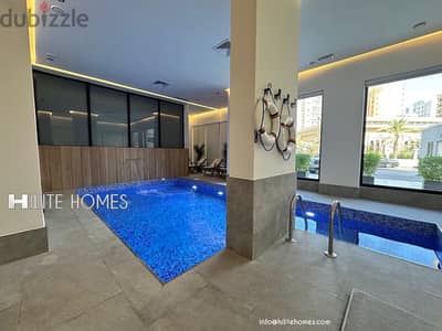 Brand-new two-bedroom semi-furnished apartment in Salmiya