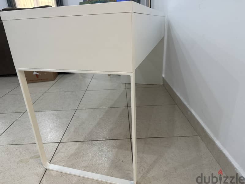 Ikea MICKE Study Table Desk with Drawers White 142x50 cm 4