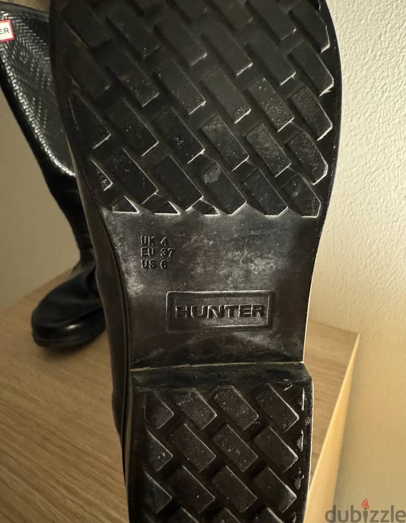 Hunter boots size 37 2