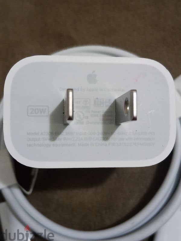 Original new 20W Apple Charger Pro Max with serial number 2