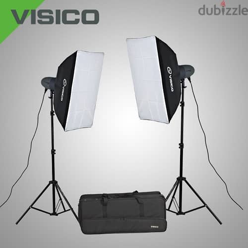 Visico VL300 plus studio softbox kit 0