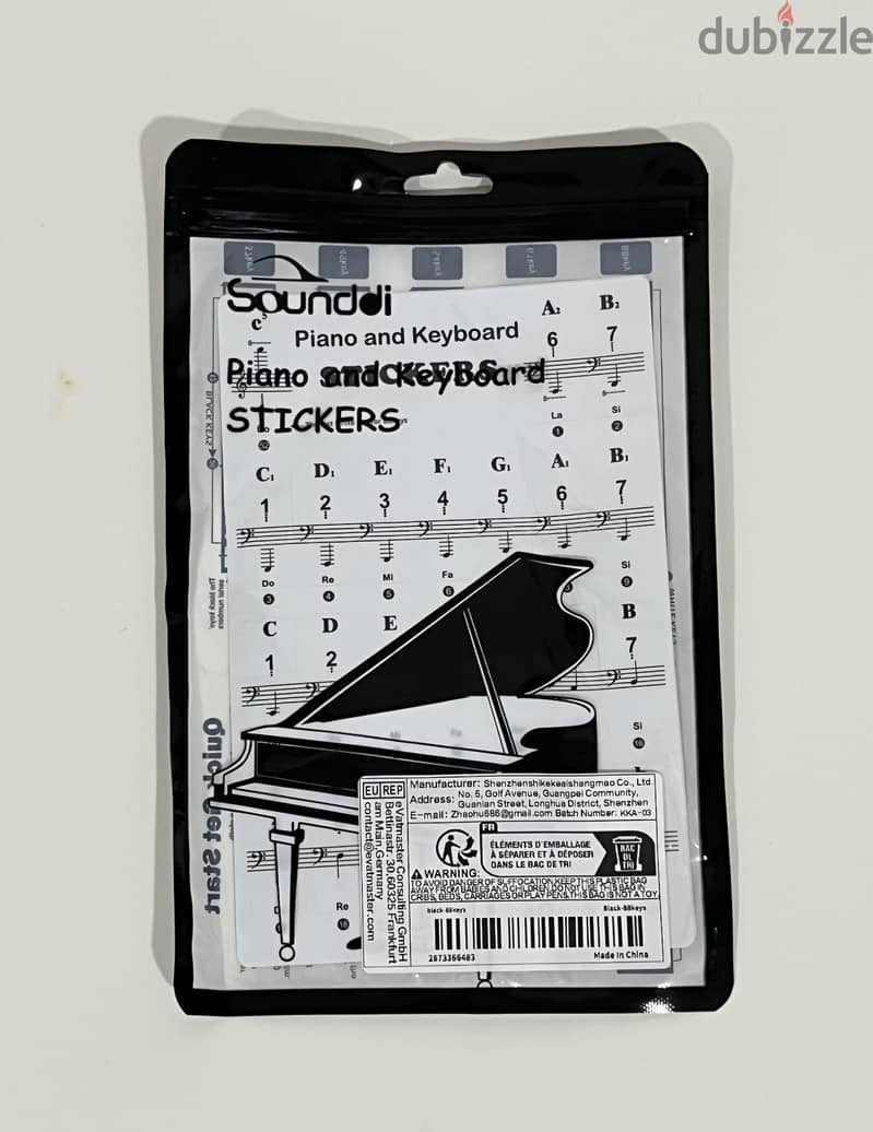 Piano and keyboard stickers NEW 1