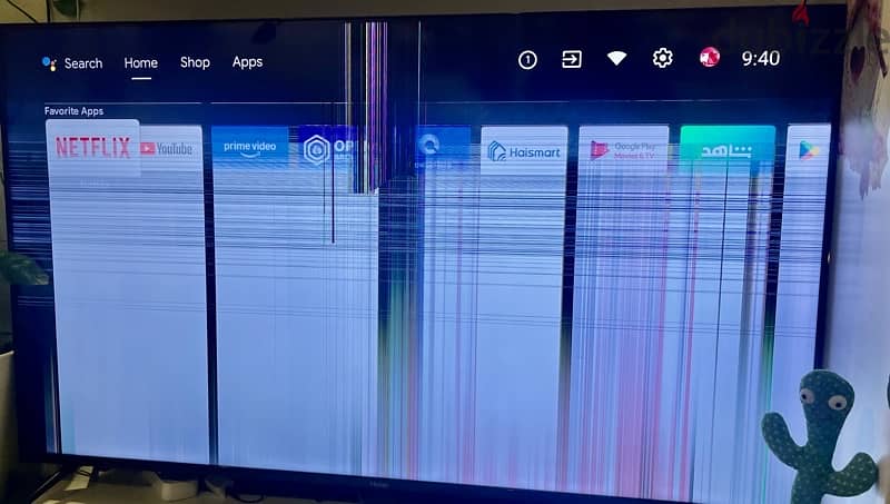 55inch 4k android  Tv -Display  Damaged 1