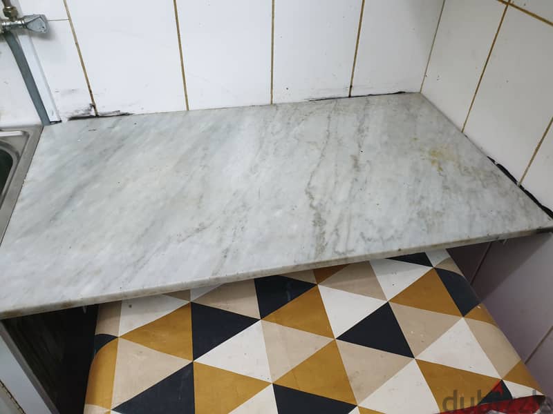 Marble top with wall stand 0