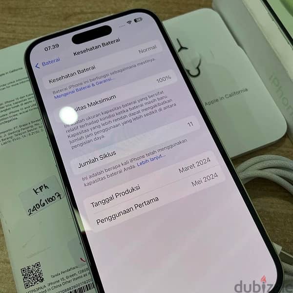 ‪+1 (207) 473‑8400‬ WhatsApp Apple iPhone 15 128GB SPACE 100%condition 1