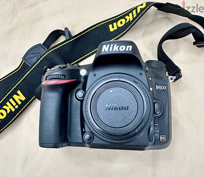 Nikon D600 DSLR Full Frane Camera Body only 1