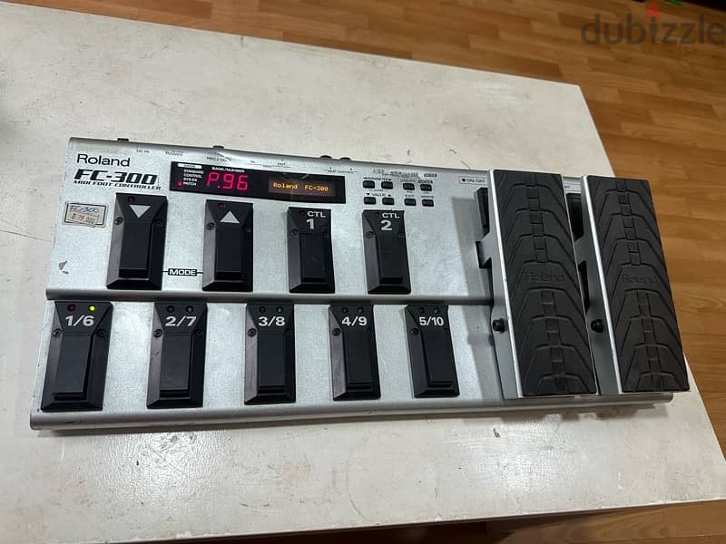 roland fc-300 midi foot controller 2