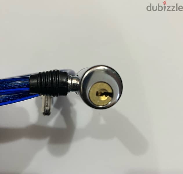 stainless steel cycle lock-Blue 2