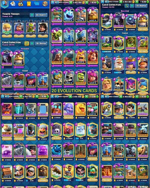 Account clash royale 3