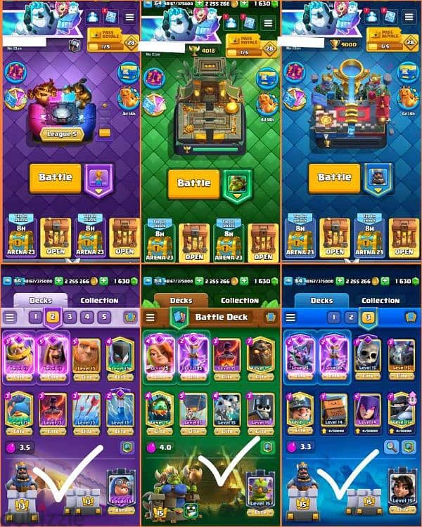 Account clash royale 4