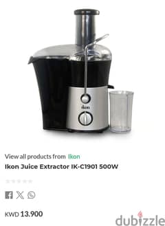 Ikon Juice Extractor 0