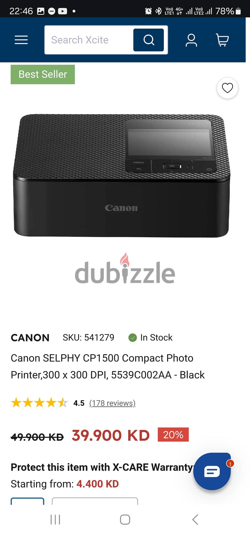 A Brand new canon photo printer for sale 1