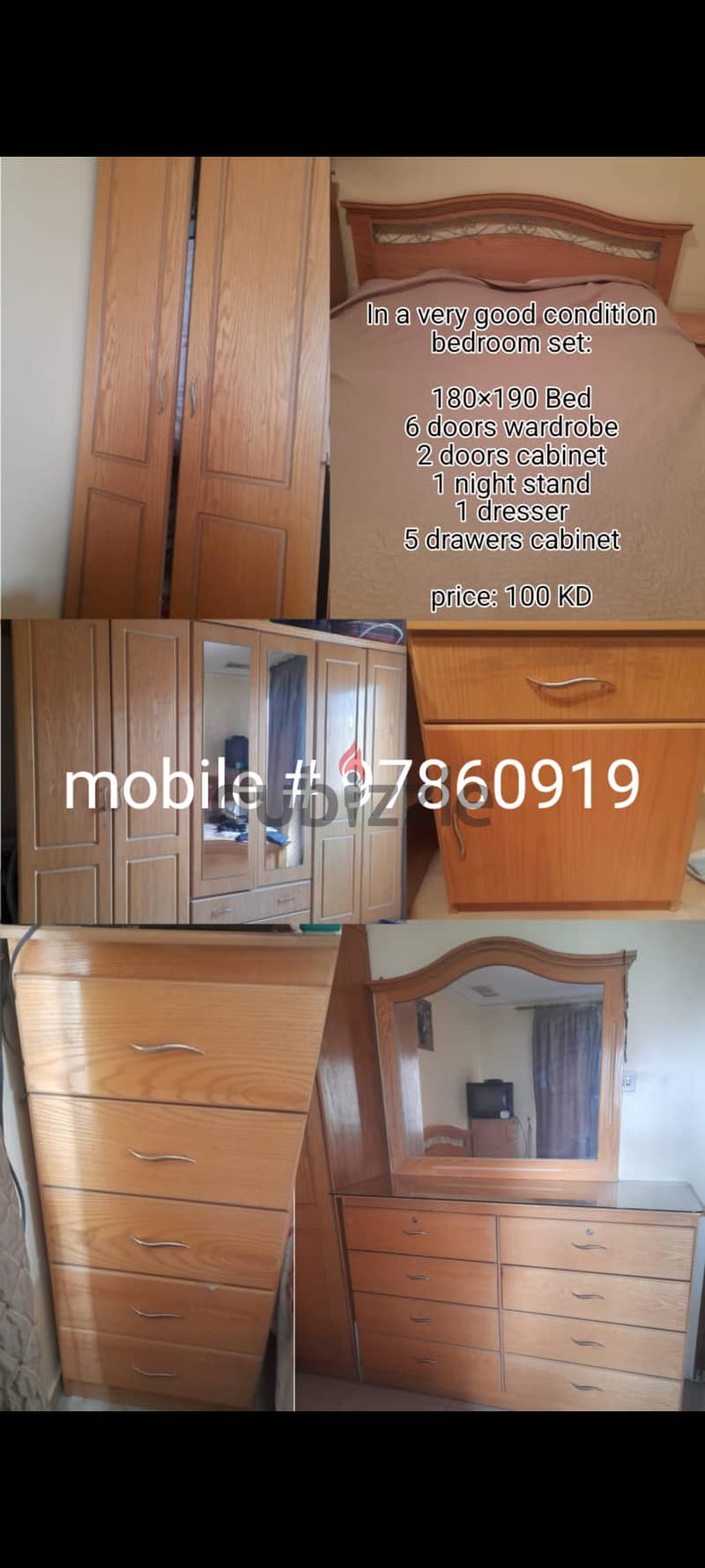 A bedroom in a very good condition for sale 0