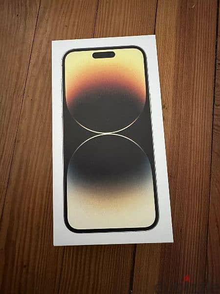 Sealed Box Apple iPhone 14 pro max 256gb gold 0