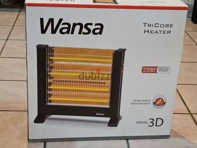 WANSA Tricore Heater 2200 Watt Virtual 3D Tilting Sensoe for Safety