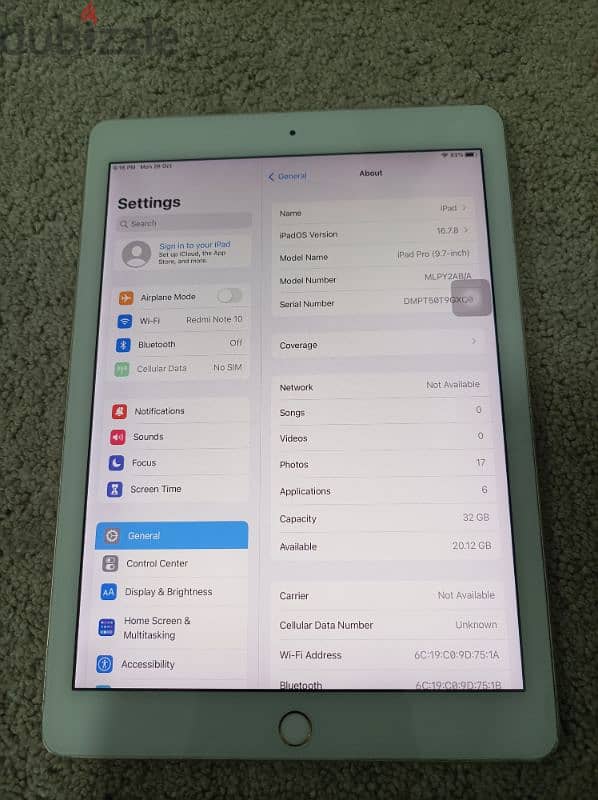 iPad PRO (9.7-inch) GB 32 SIM card 1