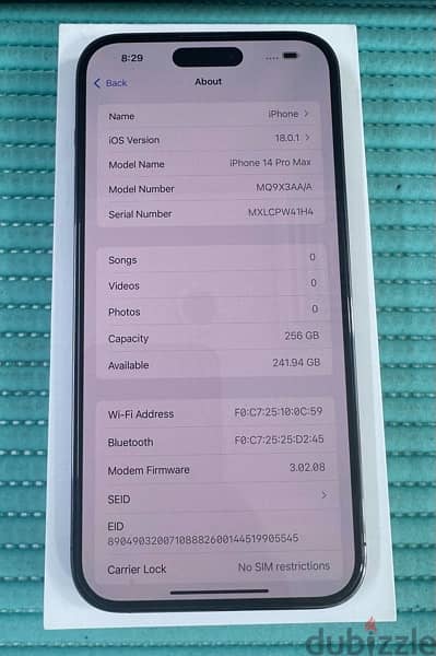 iPhone 14 Pro Max 256 GB Deep purple Used ! 7