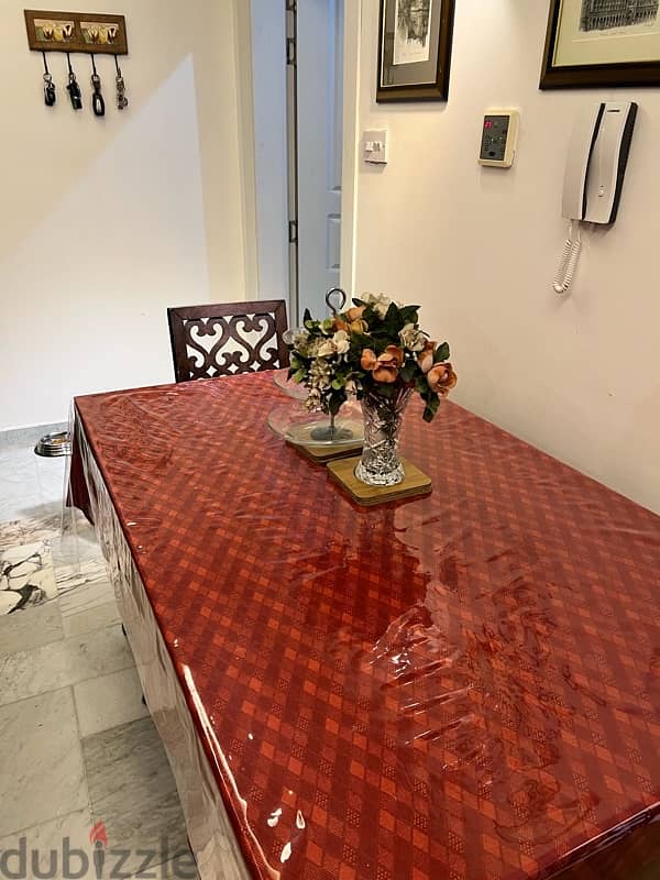 Dining Table - 6 Seater (with Chairs) 2