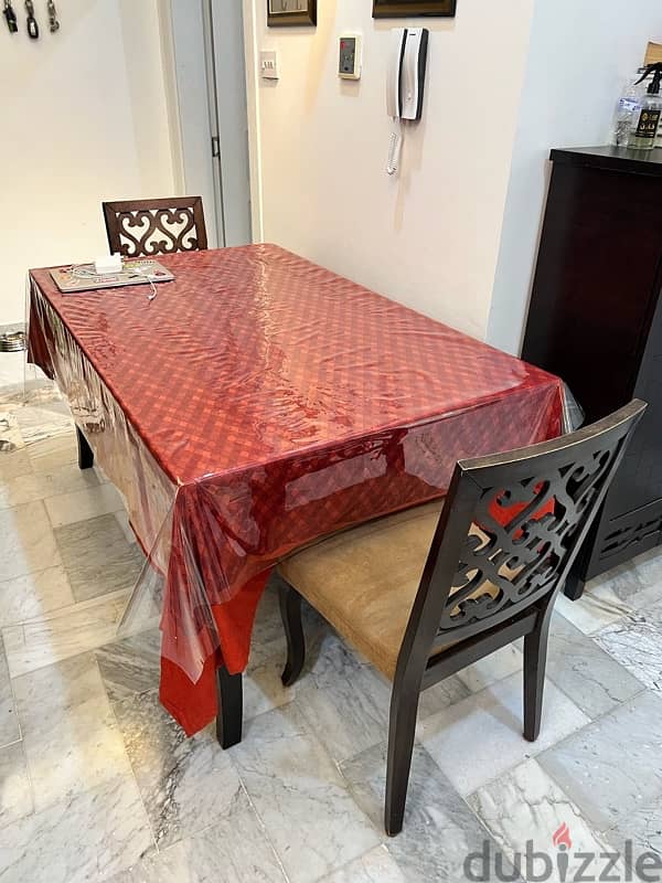 Dining Table - 6 Seater (with Chairs) 0