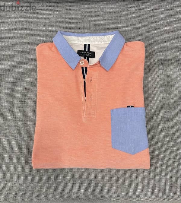 Polo Zara Brand Large Size قطن ماركة زارا مقاس كبير 2