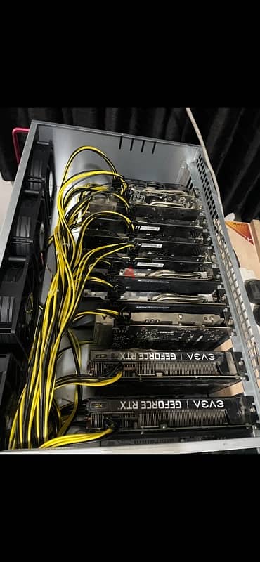 RTX 12 gpu mining rig 2