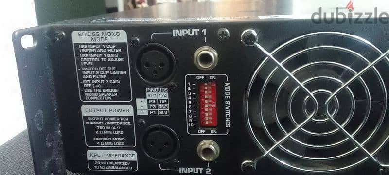 bheringer ep 2500 pawer amp. 3