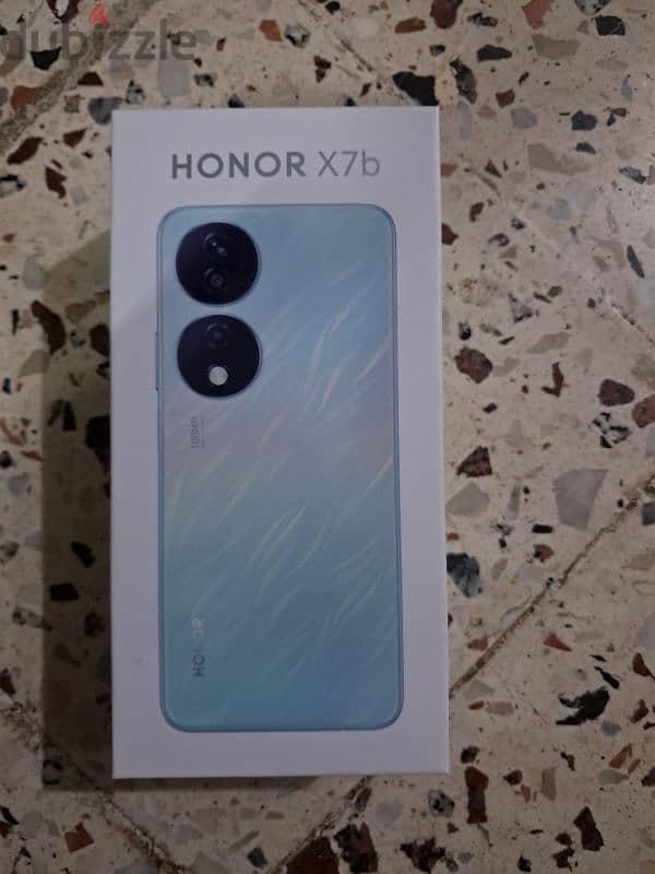 Honor X7B. 4G. with 8gb ram 256gb memory box charger all things 3