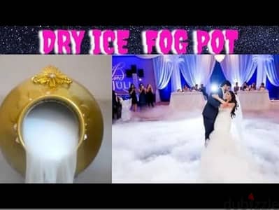 Dry ice fog pot