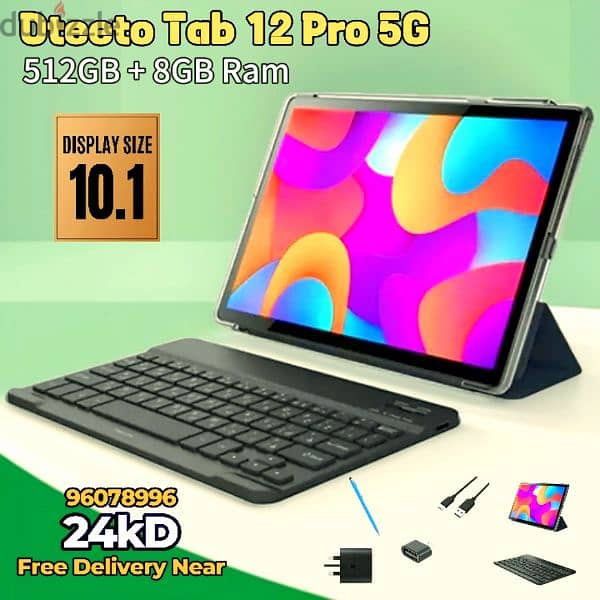 Oteeto Tab 12 Pro 5G 512GB + 8GB 0