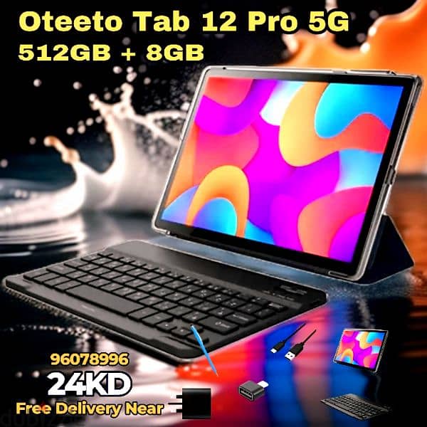 Oteeto Tab 12 Pro 8GB | 512GB 0