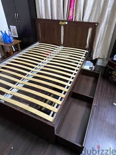 IKEA wooden bed 0