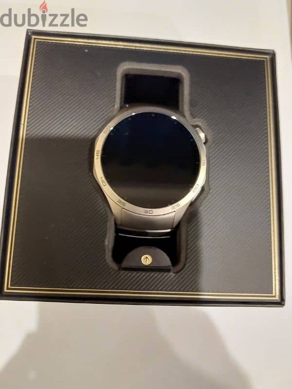 huawei watch GT-4 stainless steel,  used hour ,  look as new 1