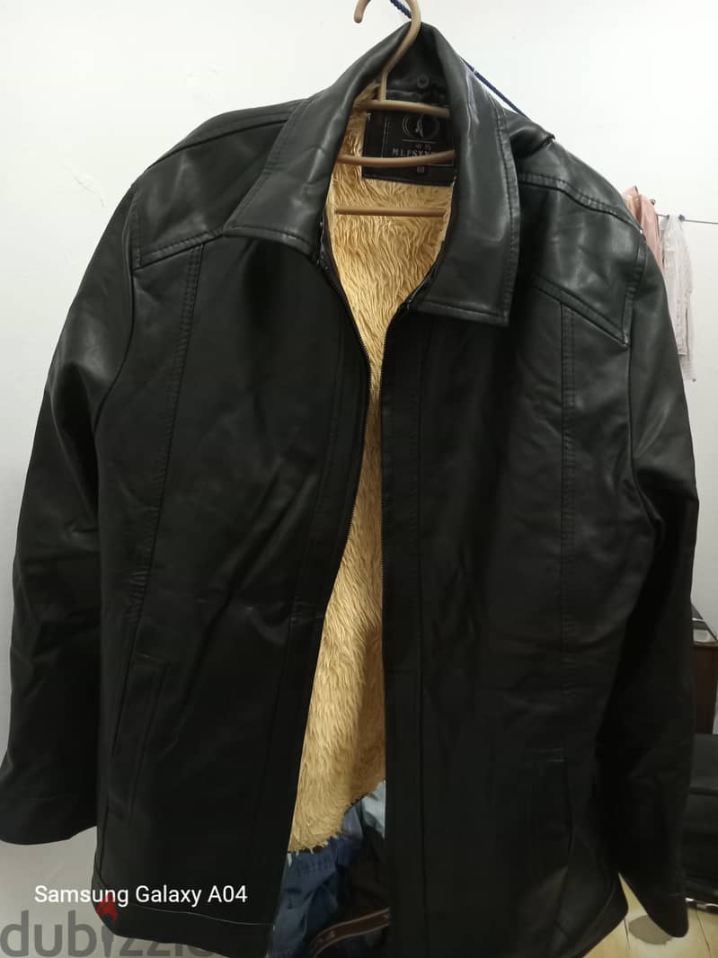 New Men's leather jacket (xxl) 0