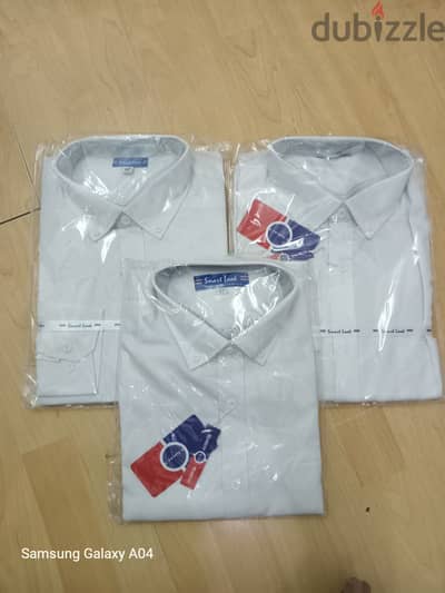 Men's cotton white shirts xxl 3pcs